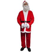miniatura Disfraz Papá Noel Clásico Traje Santa Claus Adulto 4