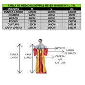 miniatura Disfraz Rey Mago Capa azul Adulto 8