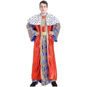 miniatura Disfraz Rey Mago Capa roja Adulto 1