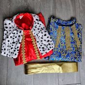 miniatura Disfraz Rey Mago Capa roja Adulto 5