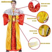 miniatura Disfraz Rey Mago Capa amarilla Adulto 03