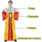 miniatura Disfraz Rey Mago Capa amarilla Adulto 02