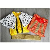 miniatura Disfraz Rey Mago Capa amarilla Adulto 05