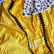 miniatura Disfraz Rey Mago Capa amarilla Adulto 09