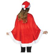 miniatura Disfraz Mamá Noel Poncho Gorro y Medias 3