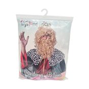 miniatura Conjunto Barba y Peluca Castaño de Rey Mago 3