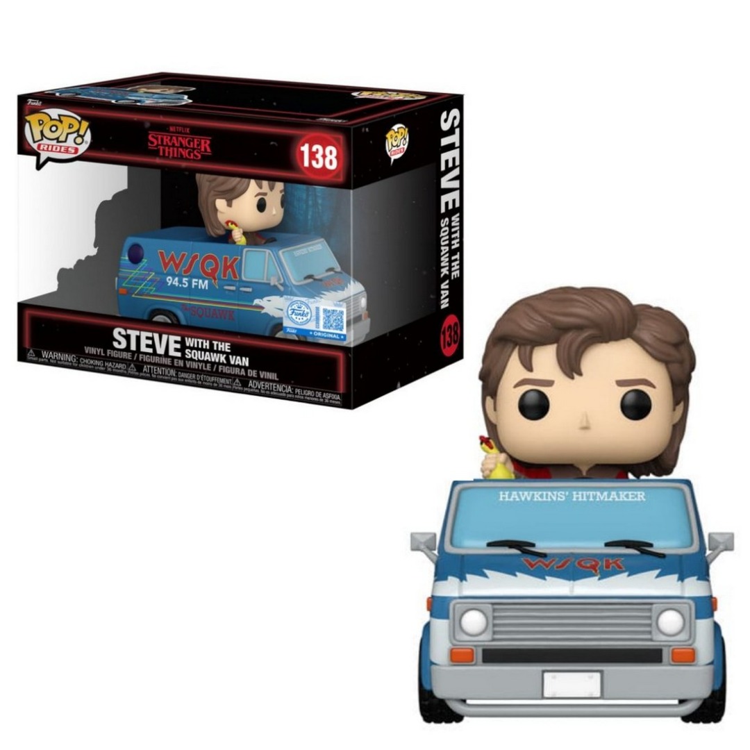 Funko Pop Stranger Things Steve en La Furgoneta Exclusivo 138 1