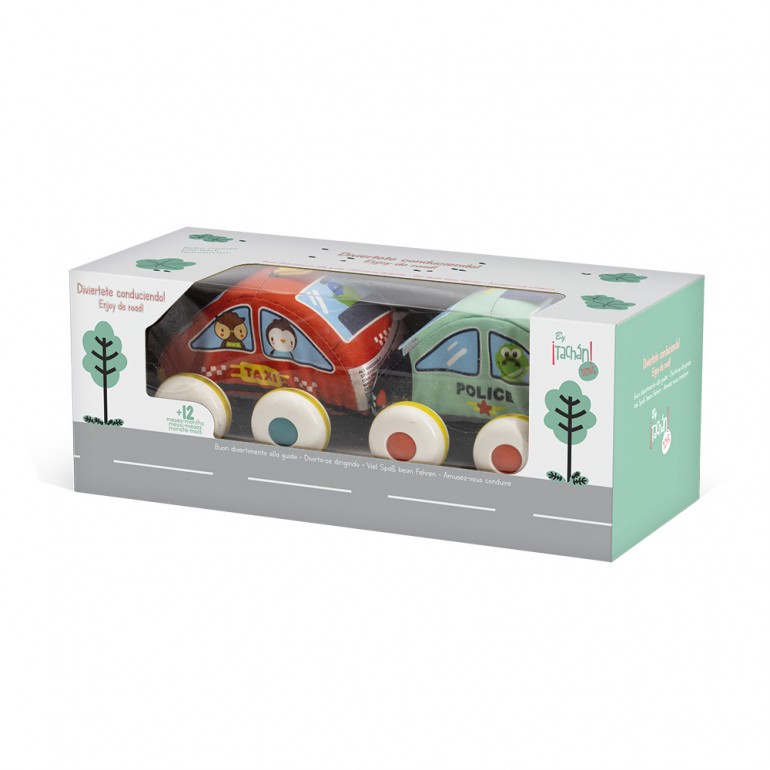 Pack 2 coches de tela oficios 1