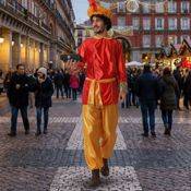 miniatura Disfraz de Paje Rojo Real Hombre 2