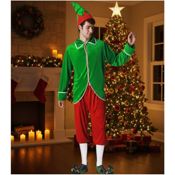 miniatura Disfraz Elfo Navideño Adulto 2