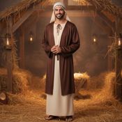 miniatura Disfraz de San José Adulto 4