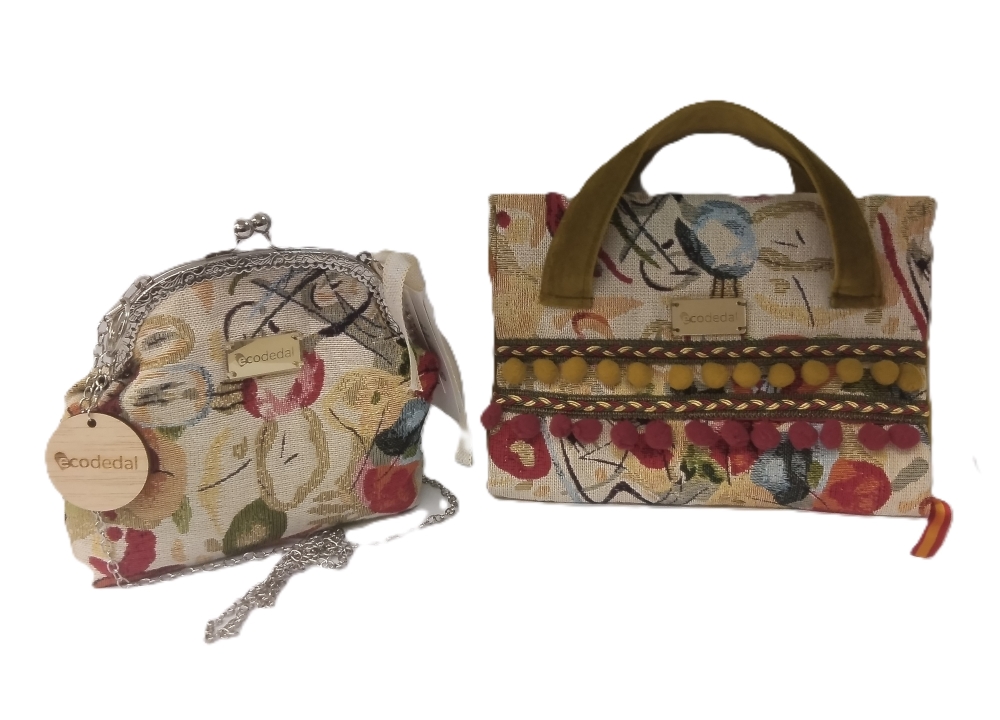 Pack Bolso Frame y Portalibros Pinceladas 1