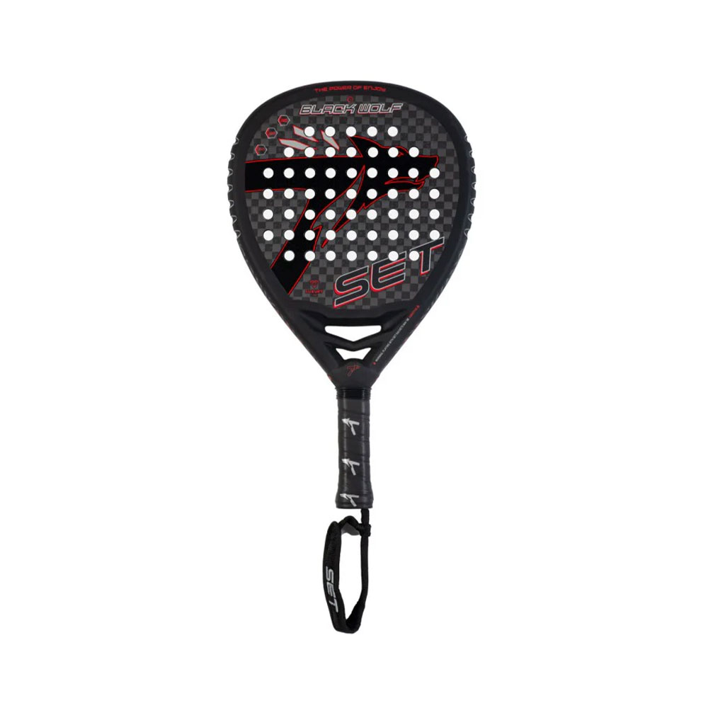 Pala de Pádel Set Black Wolf 25