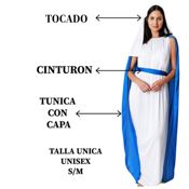 miniatura Disfraz de Virgen María Clásico con capa 3