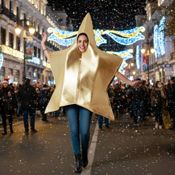 miniatura Disfraz de Estrella Dorada Brillante 2