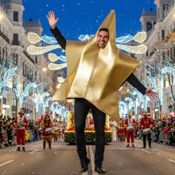 miniatura Disfraz de Estrella Dorada Brillante 3