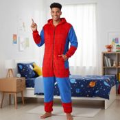 miniatura Pijama Mono Enterizo de Superhéroe Araña Adulto 6