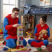 miniatura Pijama Mono Enterizo de Superhéroe Araña Adulto 7