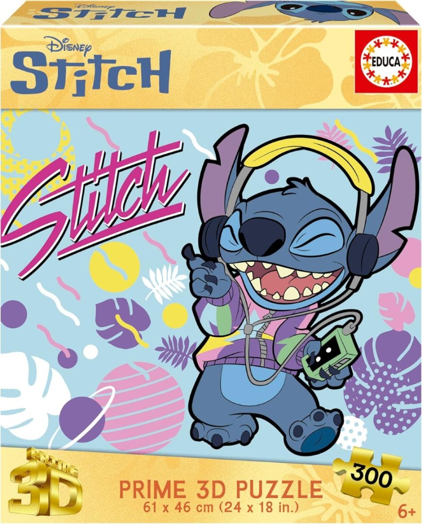 Puzle 3D Lenticular Stitch Disney Educa 300 piezas
