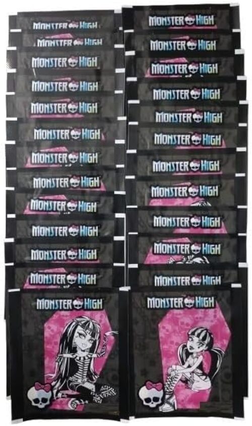 25 sobres de cromos Monster High Fearbook Mattel Panini