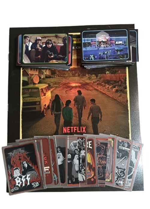Colección completa Stranger Things Nos vemos al otro lado Álbum y 180 cromos sin pegar 1