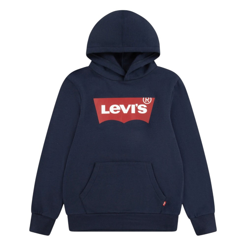 Imagen SUDADERA LEVI´S BATWING SCREENPRINT AZUL MARINO 9E8778-C8D CON GORRO NIÑO NIÑA 