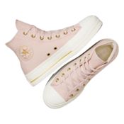 miniatura Imagen ZAPATILLAS CONVERSE CHUCK TAYLOR CTAS LIFT HI PLATAFORMA ROSA FLUSH STONE EGRET DORADO A10431C CASUAL MUJER