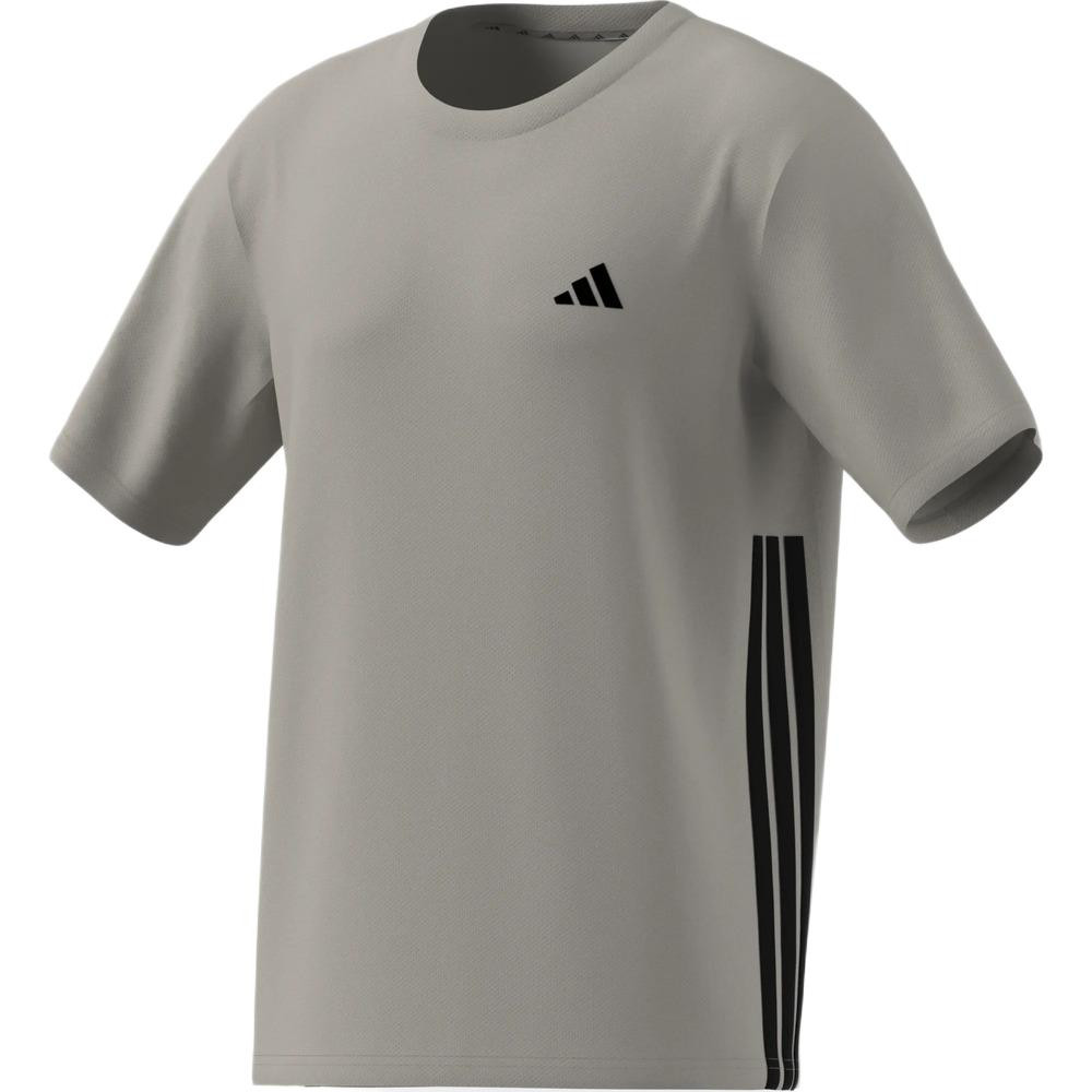 Imagen CAMISETA ADIDAS WE BAS 3STRIPES GRIS NEGRO KD0705 TRAINING HOMBRE