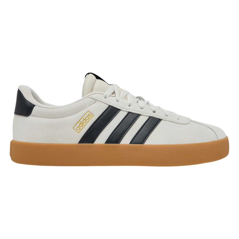 Imagen ZAPATILLAS ADIDAS VL COURT 3.0 ALUMINIO NEGRO CARAMELO JR2222 SNEAKER CASUAL HOMBRE