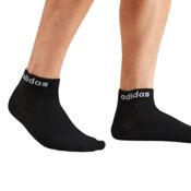 miniatura Imagen CALCETINES ADIDAS LINEAR ANKLE PACK 3 UNDS NEGRO IC1305 MEDIA ALTURA HOMBRE MUJER