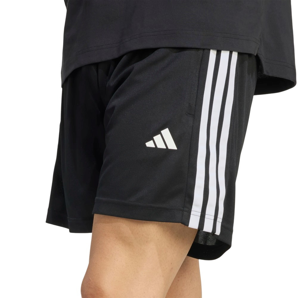 Imagen SHORT ADIDAS WE BAS 3SPQ S7 NEGRO BLANCAS KA3461 PANTALONES 7" TRAINING HOMBRE