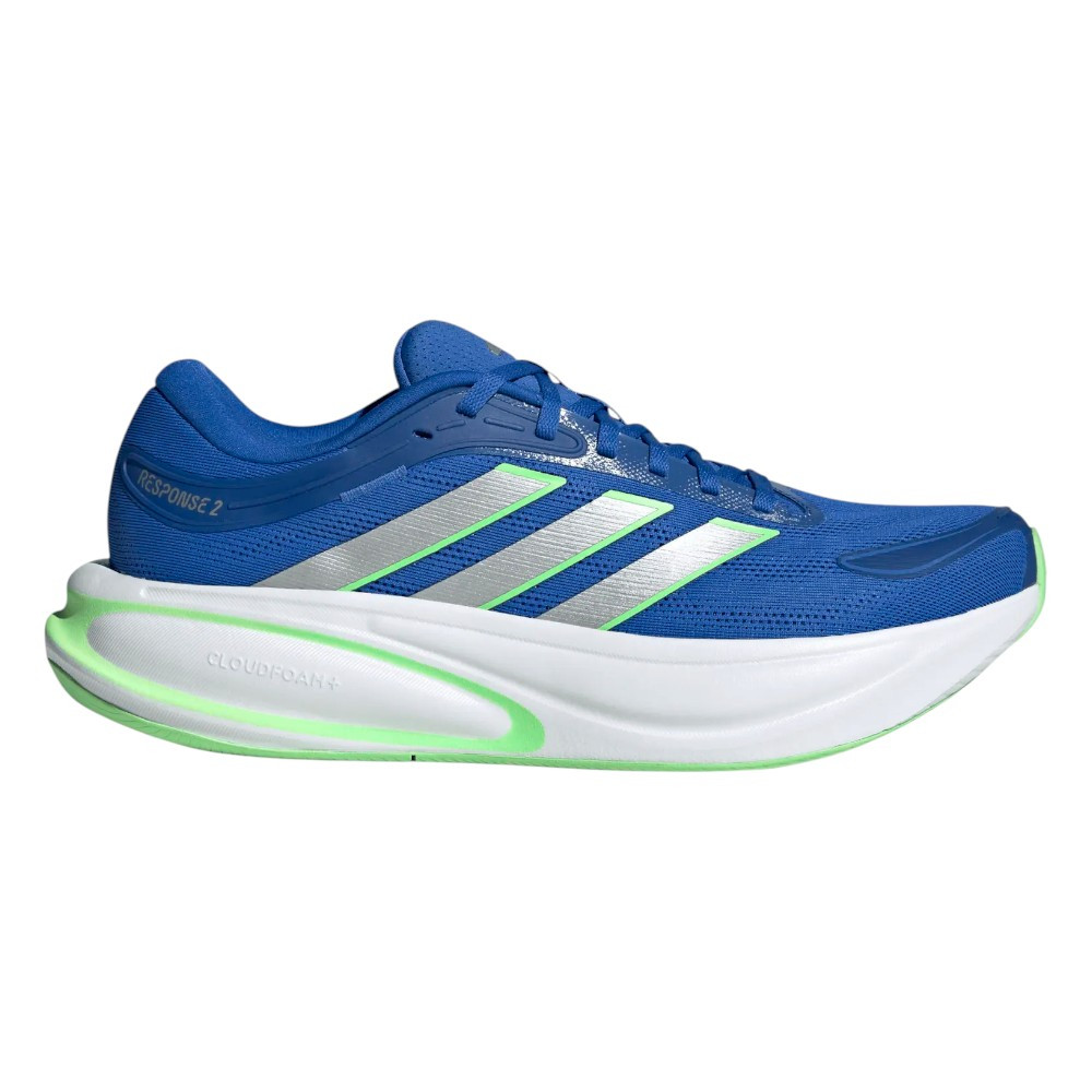 Imagen ZAPATILLAS ADIDAS RESPONSE 2 AZUL GRIS SILVER VERDE KJ1756 RUNNING HOMBRE