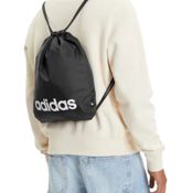 miniatura Imagen MOCHILA ADIDAS MOCHILA CUERDAS LINEAR GYMSACK 14 LITROS NEGRO BLANCAS JE8342