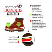 miniatura Imagen PLANTILLAS DE GEL FOOTGEL OUTDOOR EUCALIPTO , PACK 1 UND 630001 PLANTILLAS LARGAS RUTAS