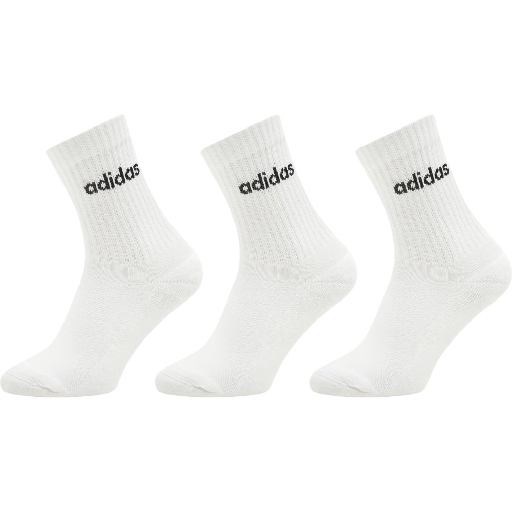 Imagen CALCETINES ADIDAS C LIN CREW LINEAR 3 PARES BLANCO HT3455 UNISEX