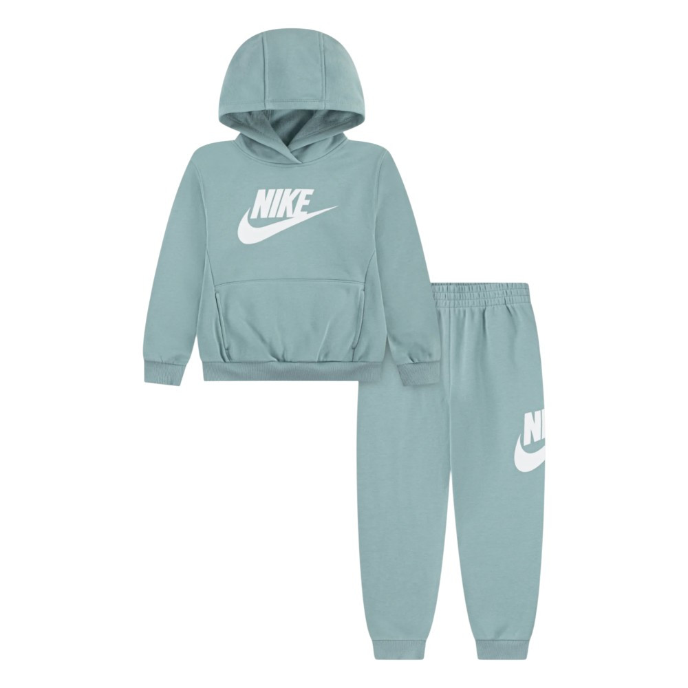 Imagen CHANDAL NIKE CLUB FLEECE SET VERDE CLARO 86L135-E4J CONJUNTO NIÑO NIÑA