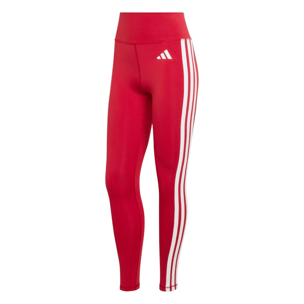 Imagen LEGGINGS ADIDAS OPTIME ESSENTIALS 3 STRIPES L ROJA BLANCAS KF8557 MALLAS MUJER