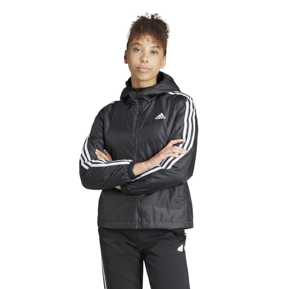 Imagen CHAQUETON ADIDAS 3S ESSENTIALS IN H J NEGRO IN3288 CHAQUETA MUJER