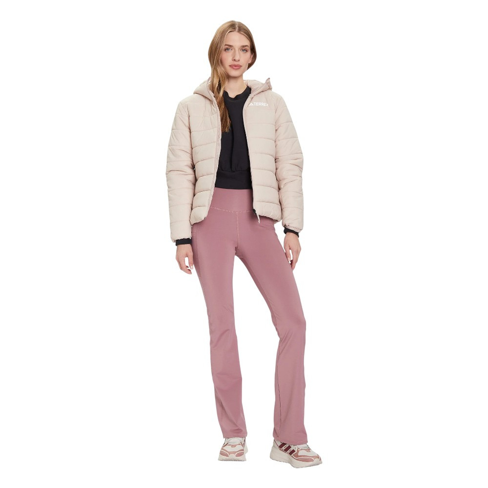Imagen CHAQUETON ADIDAS MT ESSENTIALS P HO ROSA WONDER TAUPE KB2168 CHAQUETA DE MONTAÑA MUJER