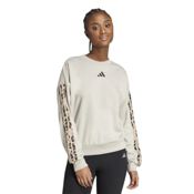 miniatura Imagen SUDADERA ADIDAS AOP ANIMAL PRINT GRIS ALUMINIO JM1836 HOODIE CASUAL MUJER