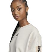 miniatura Imagen SUDADERA ADIDAS AOP ANIMAL PRINT GRIS ALUMINIO JM1836 HOODIE CASUAL MUJER