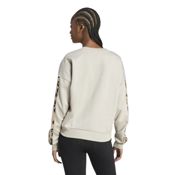 miniatura Imagen SUDADERA ADIDAS AOP ANIMAL PRINT GRIS ALUMINIO JM1836 HOODIE CASUAL MUJER