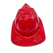 miniatura Casco de Bombero de Plástico Rojo Infantil 3