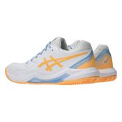 miniatura Imagen ZAPATILLAS ASICS GEL-DEDICATE 8 BLANCAS NARANJA GLOW 1042A241-104 PADEL MUJER