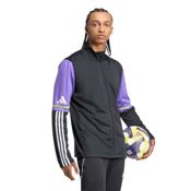miniatura Imagen CHAQUETA ADIDAS SQ25 TR NEGRO MORADO RAFMOR JV6067 SUDADERA CREMALLERA FUTBOL HOMBRE
