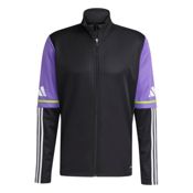 miniatura Imagen CHAQUETA ADIDAS SQ25 TR NEGRO MORADO RAFMOR JV6067 SUDADERA CREMALLERA FUTBOL HOMBRE