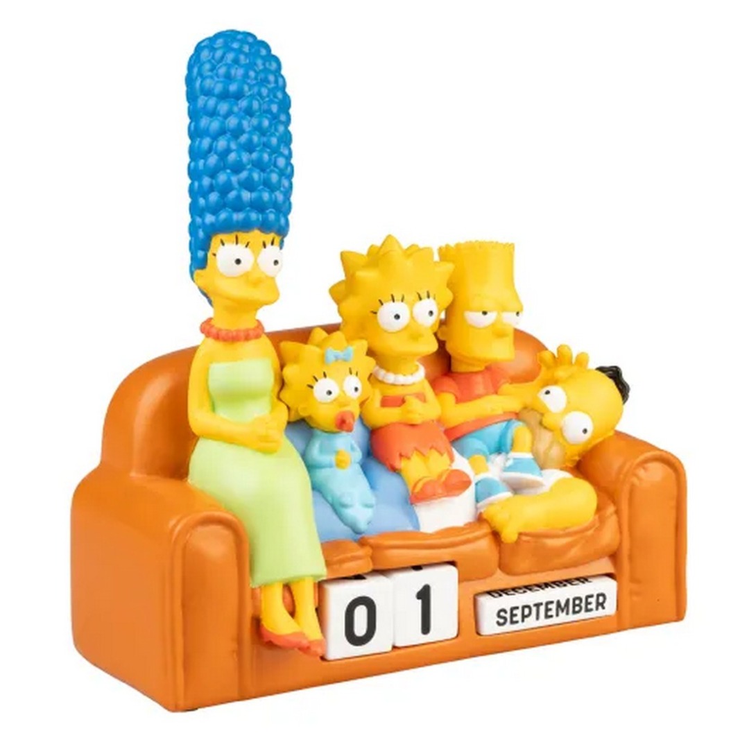 Figura Calendario Perpetuo 3D The Simpsons en el Sofá 18x17x9cm 1