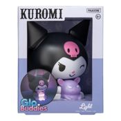 miniatura Figura Lámpara 3D Hello Kitty Kuromi con Mini Baku Luminoso con Pilas 2