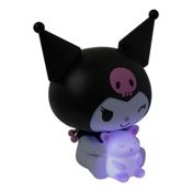 miniatura Figura Lámpara 3D Hello Kitty Kuromi con Mini Baku Luminoso con Pilas 1