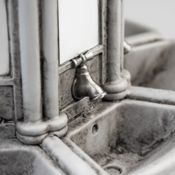 miniatura Figura Lapicero Set Escritura Harry Potter Baño Hogwarts 13x13x13cm 4